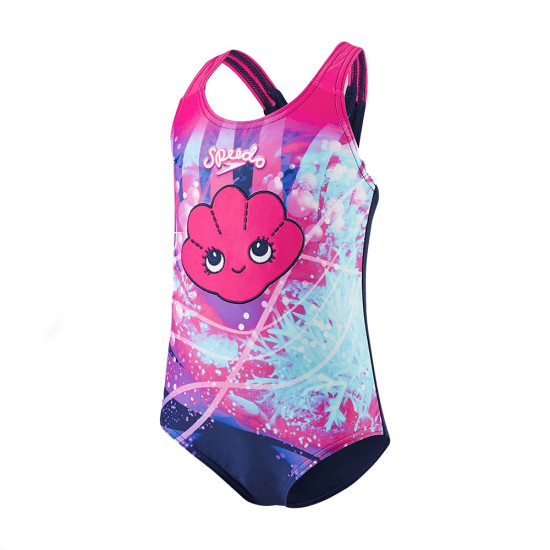 Speedo Βρεφικό ολόσωμο μαγιό Tropic Patchworld Essential Applique Swimsuit